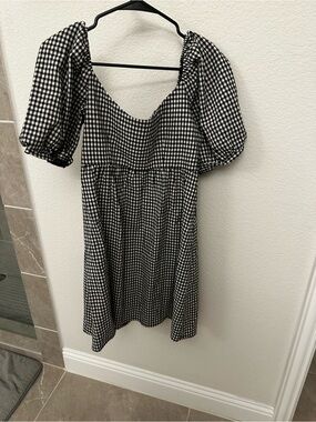 brown gingham seersucker zacara dress Pomander Place | Dresses | Pomander Place Size Xxl Vacation Relaxed Evening Espresso Cream Polka girls dancewear 23% Cotton Color:Lemonade